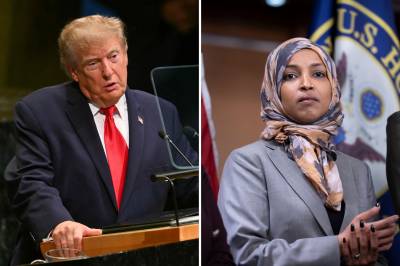 Hevder Trump bygger sak for å deportere Ilhan Omar