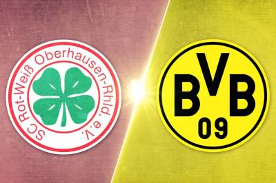 Se Oberhausen - Borussia Dortmund på 25 minutter
