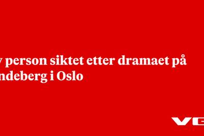 Ny person siktet etter dramaet på Lindeberg i Oslo