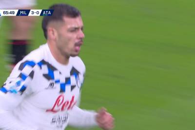 Gaetano setter 1-3 mot AC Milan