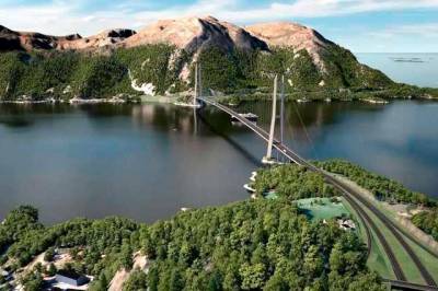 Julsundbrua og bytunnelen er begge en del av Møreaksen