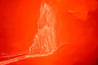 Spektakulære bilder fra vulkanen