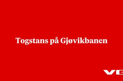 Togstans på Gjøvikbanen