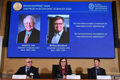 Robert E. Hall og Michael Woodford får nobelprisen i økonomi