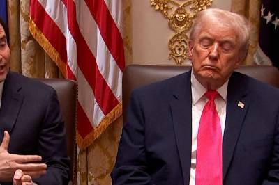 Trump lukket øynene under årets siste kabinettmøte