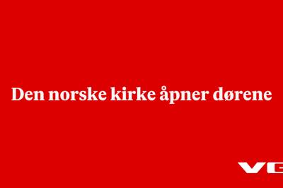 Den norske kirke åpner dørene