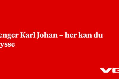 Stenger Karl Johan – her kan du krysse