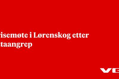 Krisemøte i Lørenskog etter dataangrep