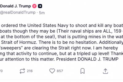 Trump med ny trussel