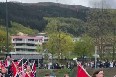Feststemning på Ådnamarka
