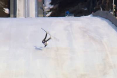 NB! Vi advarer mot sterke bilder: Dramatisk fall i Vikersund