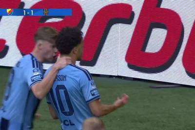 Mikael Anderson med mål mot Brommapojkarna