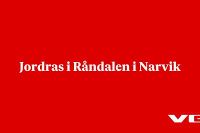Jordras i Råndalen i Narvik