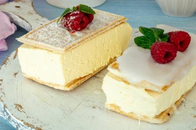 Slik lager du napoleonskake