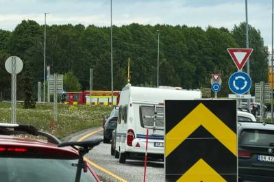 Flere ulykker: - Store trafikale problemer
