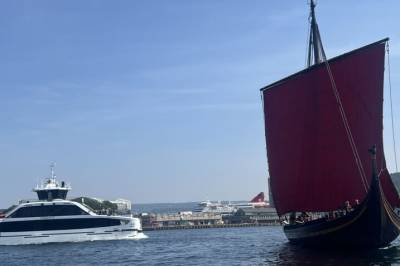 Norsk vikingskip i storfilmen The Odyssey