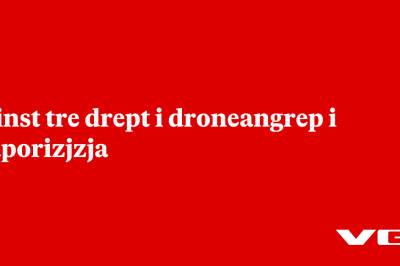 Minst tre drept i droneangrep i Zaporizjzja
