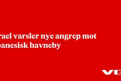 Israel varsler nye angrep mot libanesisk havneby