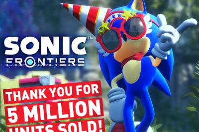 Sonic Frontiers har nå solgt mer enn fem millioner eksemplarer