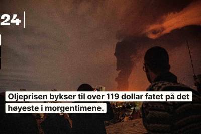 E24-nyhetene: Oljeprisen til himmels