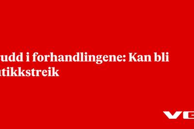Brudd i forhandlingene: Kan bli butikkstreik