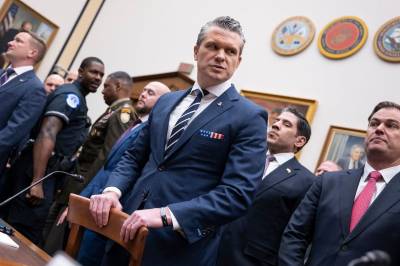 Pete Hegseth forsvarte Iran-krigen i Kongressen