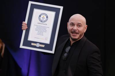 Pitbull med verdensrekord i London