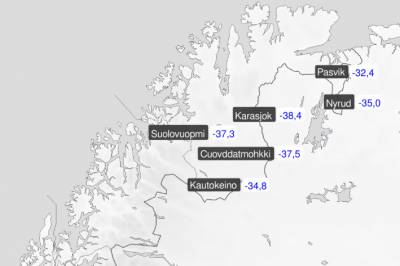 Kaldest i landet: – Fyre godt og feire det, sier meteorologen
