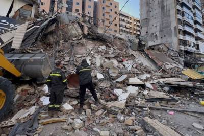 Libanon: To drept i israelsk angrep sør for Beirut