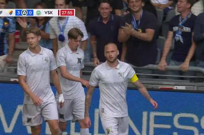 Adam Stahl med mål mot Västerås