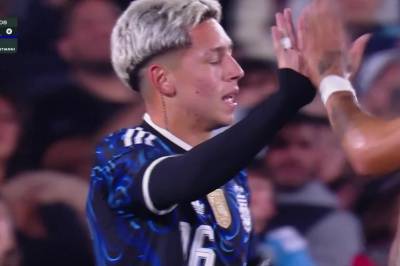 Gianluca Prestianni scorer mot Burkina Faso