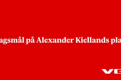 Slagsmål på Alexander Kiellands plass