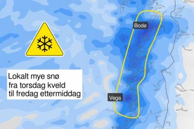 Varsler mye snø og vanskelige kjøreforhold