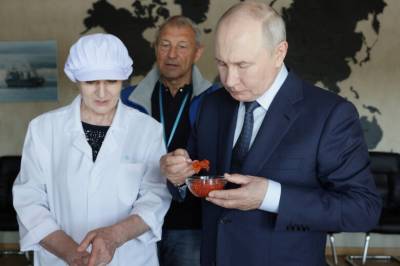 Kalt inn på teppet etter Putins kaviarstunt