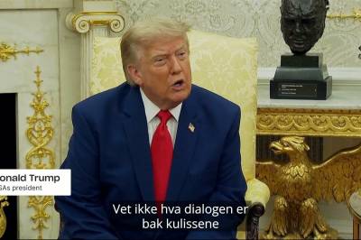 Trump møtte pressen: – Tror du Iran prøver å påvirke mellomvalget?