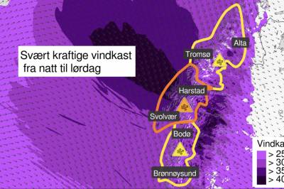 Varsler opp til full storm på kysten – fare for innstilte avganger