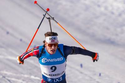 Lægreid mot seier i Holmenkollen: Lagkompisene slaktes