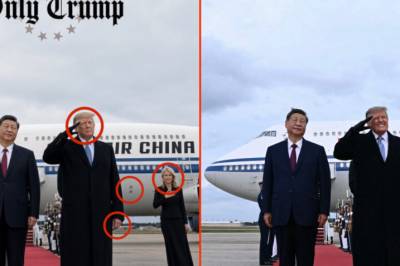 Trump bilde avslørt - flere ting som ikke stemmer