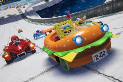 SvampeBob Firkant har ankommet i Sonic Racing: Crossworlds