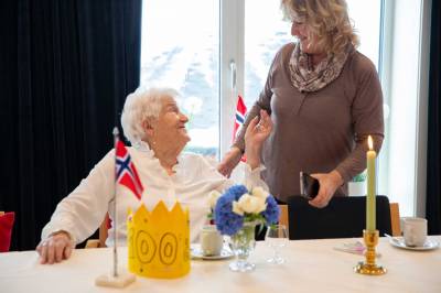 Fullt hus da Gerd fylte 100 år
