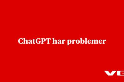 ChatGPT har problemer 