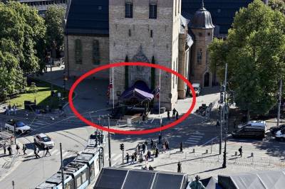Kong Haralds gravferd i Oslo: Detalj ved domkirken vekker oppsikt, og er ikke tilfeldig