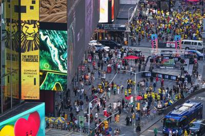 Skyting på Times Square i New York – ingen såret