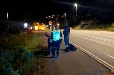 Kjørt til sykehus etter trafikkulykke