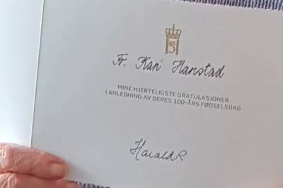 Kongen sendte hilsen: Dager etter døde han