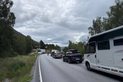 Trafikkulykke på E6