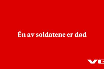 Én av soldatene er død