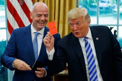 Infantino i ny uttalelse: – Trump ringte meg