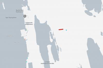 Tankskip på grunn i Bamble