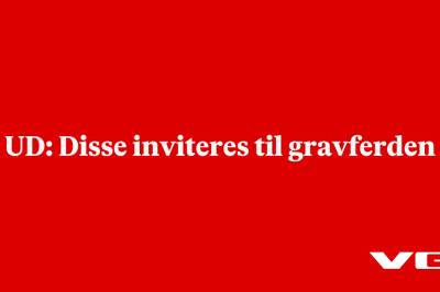 UD: Disse inviteres til gravferden
